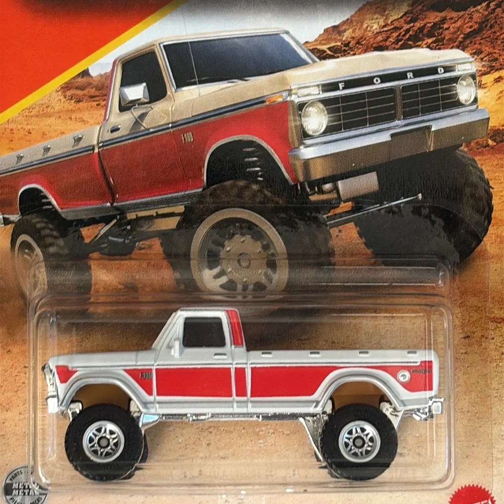 Matchbox 1974 Ford F-100 Ranger Diecast Toy Truck White & Red 2026 🆕